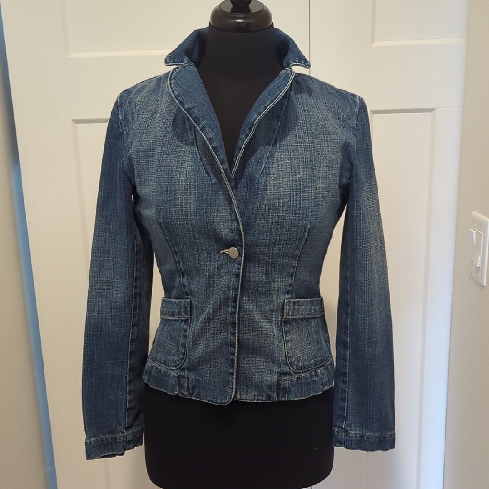 Vintage MX MX Jean Jacket Size Med